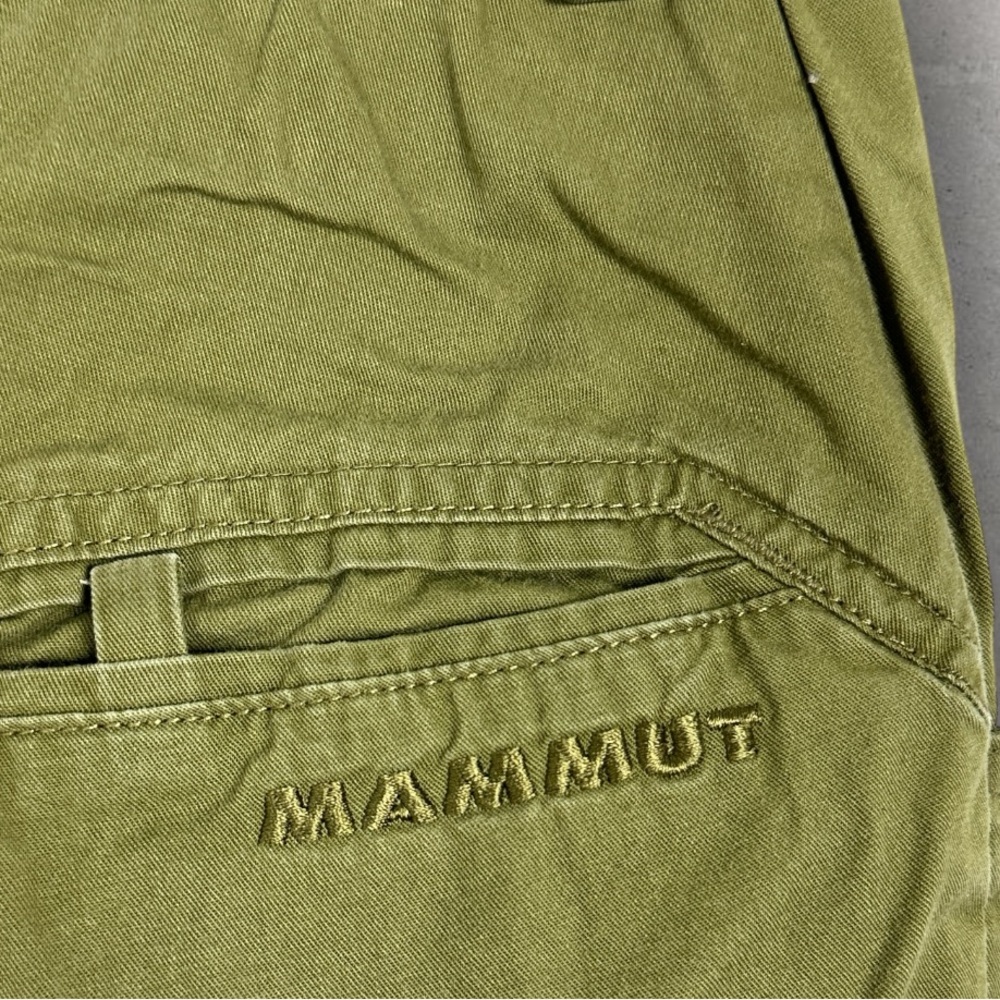 Mammut Massone Pants Mens Size 28 Olive Green Mountain Climbing Hiking Outdoors - Picture 8 of 16